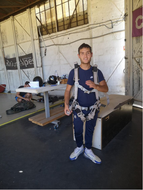 Saut en parachute Ruben