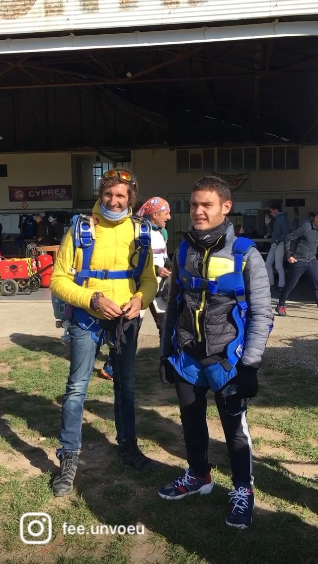 Saut en parachute Ruben 1