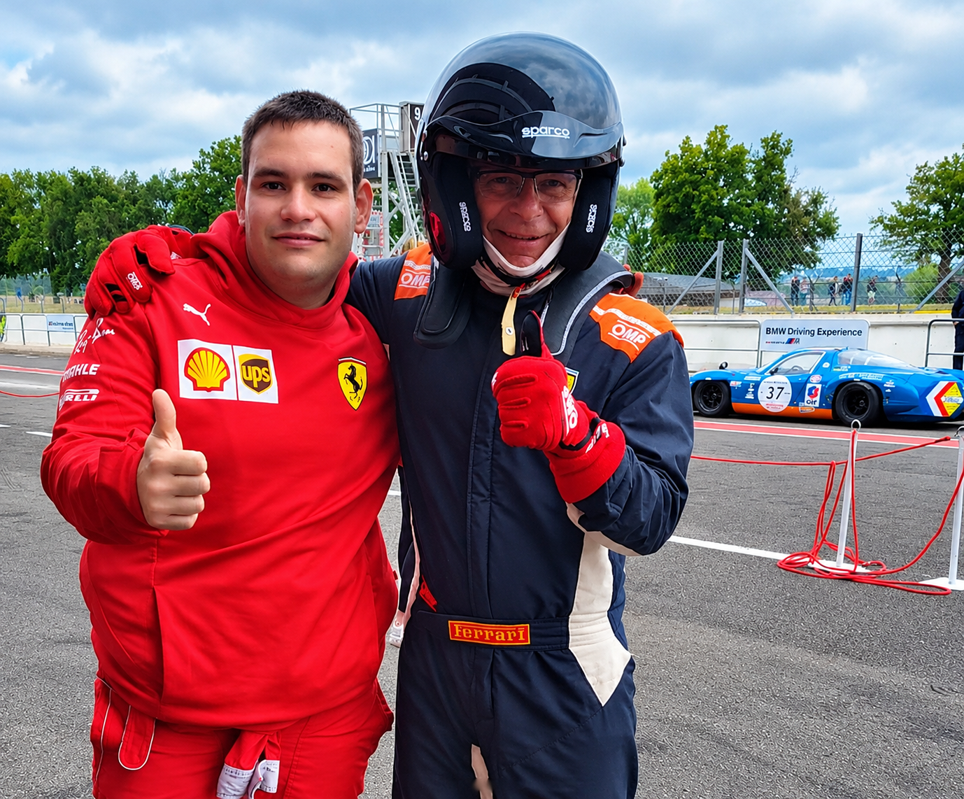 Photo Baptême sur le Circuit du Val de Vienne Quentin et Laura 4