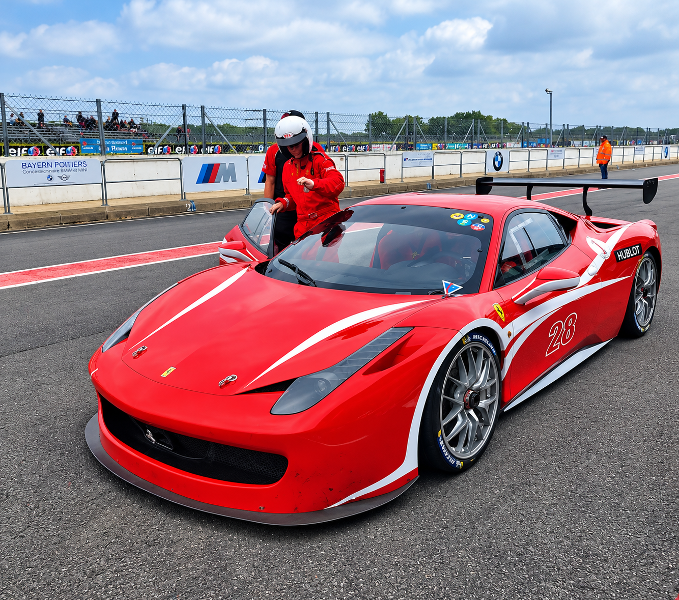 Photo Baptême sur le Circuit du Val de Vienne Quentin et Laura 2